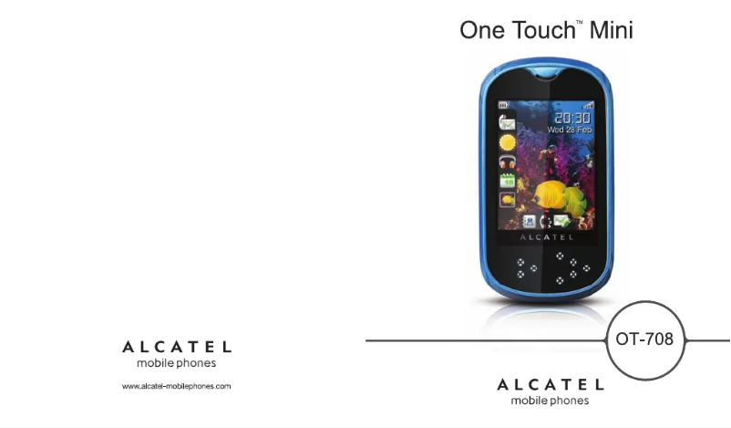 Page n°1 - Manuel utilisateur Alcatel One Touch Mini