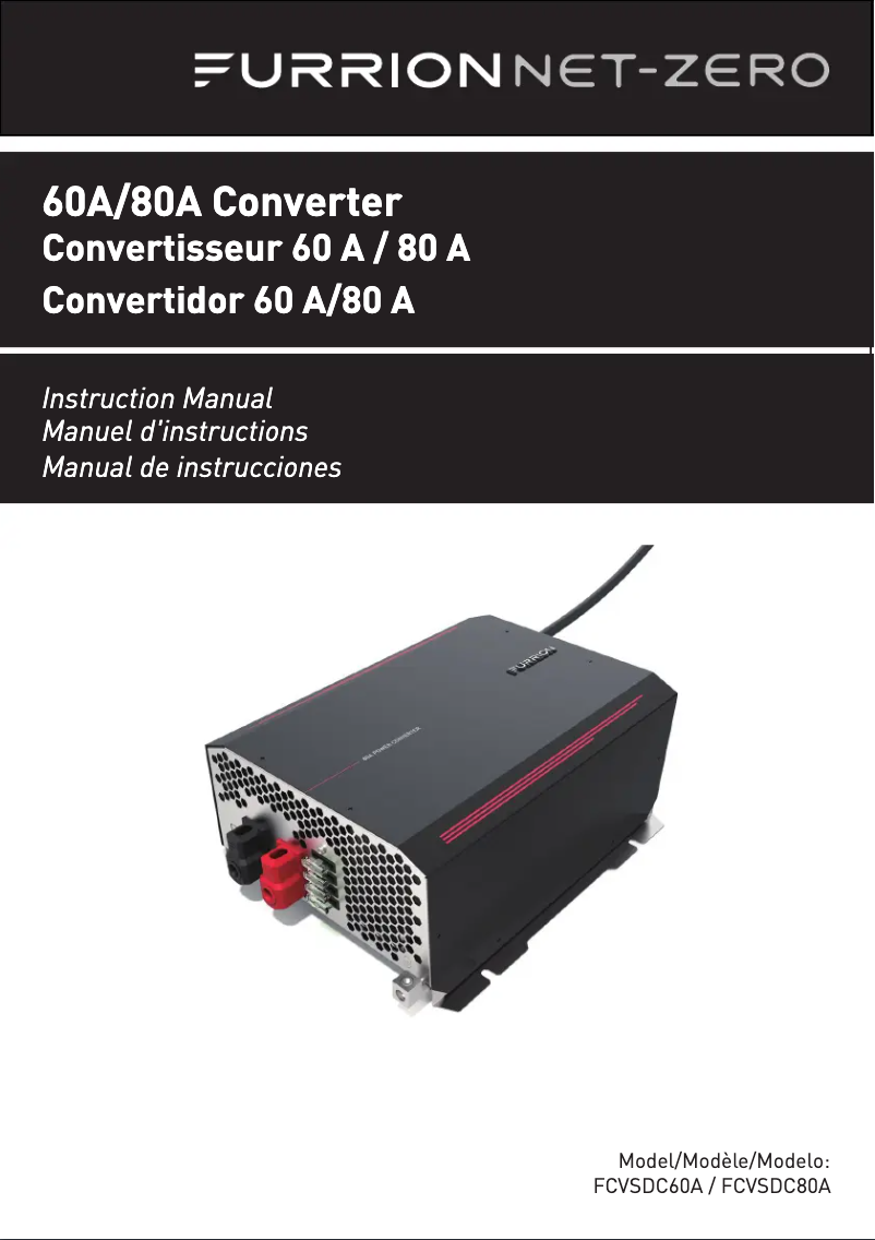 Page n°1 - Manuel utilisateur Furrion FCVSDC60A
