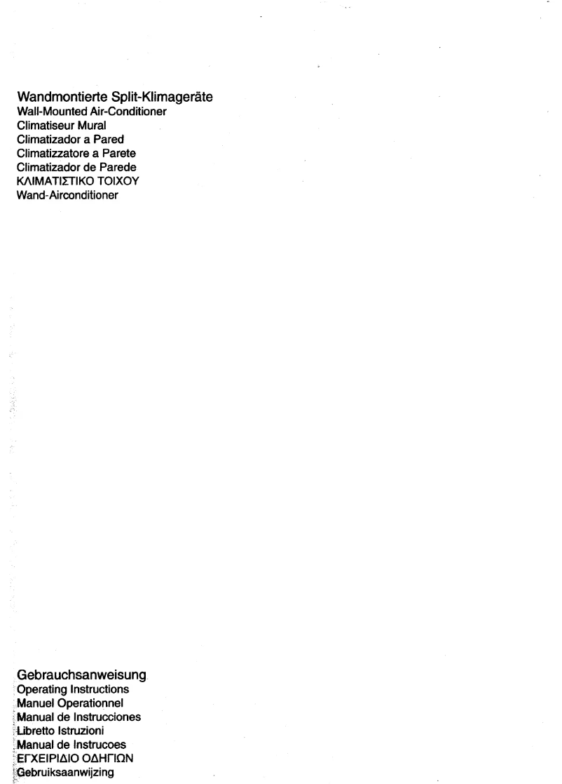 Page 1 de la notice Manuel utilisateur AEG KWA 9