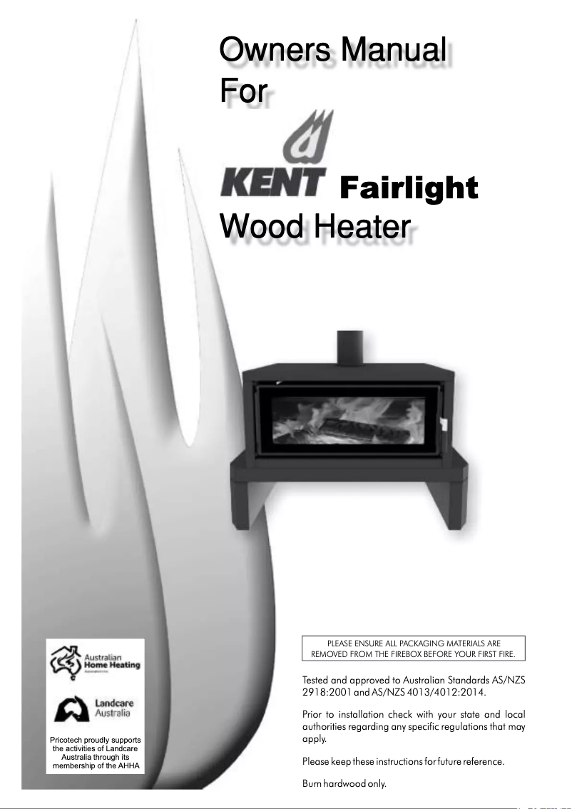 Page n°1 - Manuel utilisateur Kent Fairlight