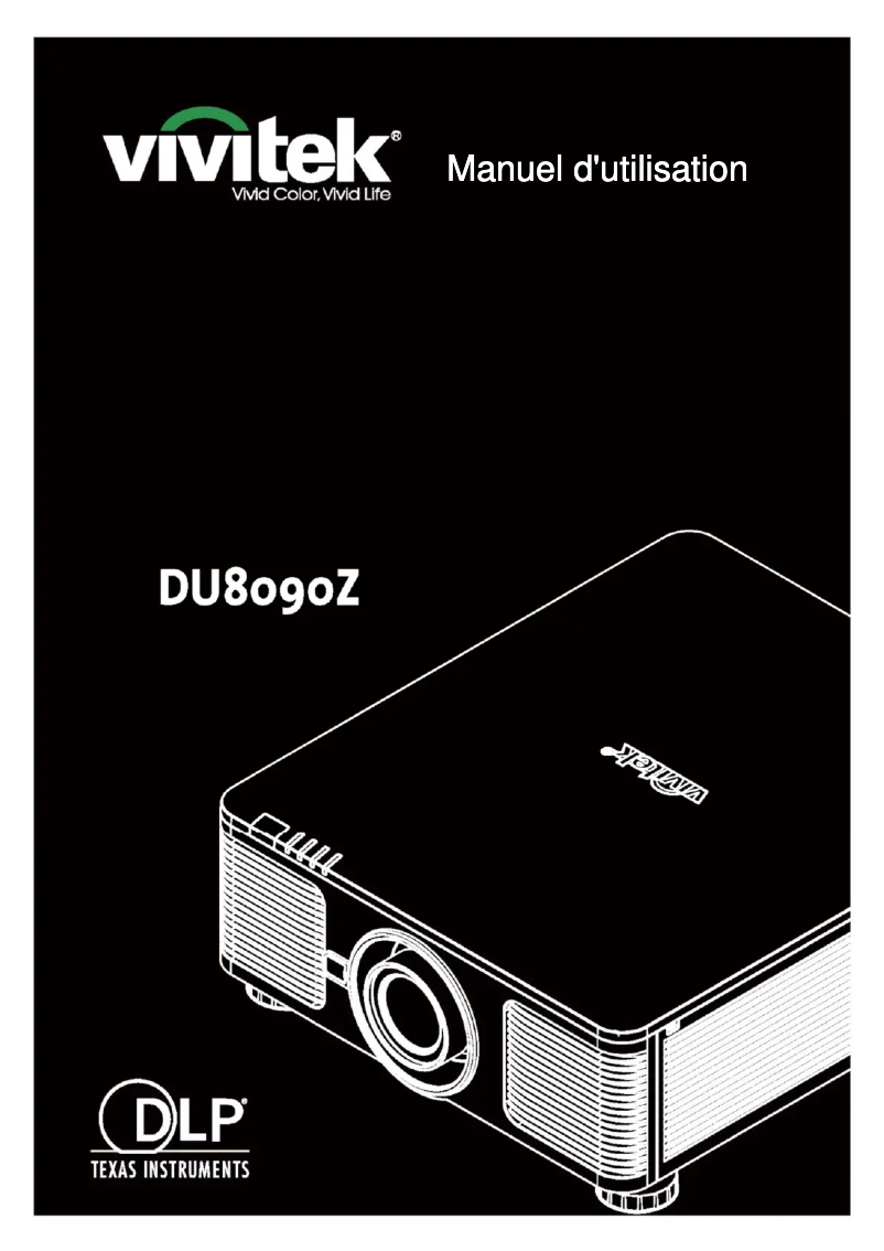 Image de la première page du manuel de l'appareil DU8090Z