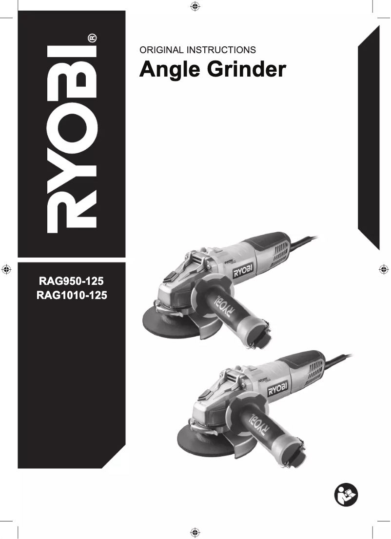 Page 1 de la notice Manuel utilisateur RYOBI RAG1010-125