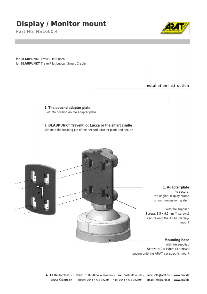 Image de la première page du manuel de l'appareil NS1600.4