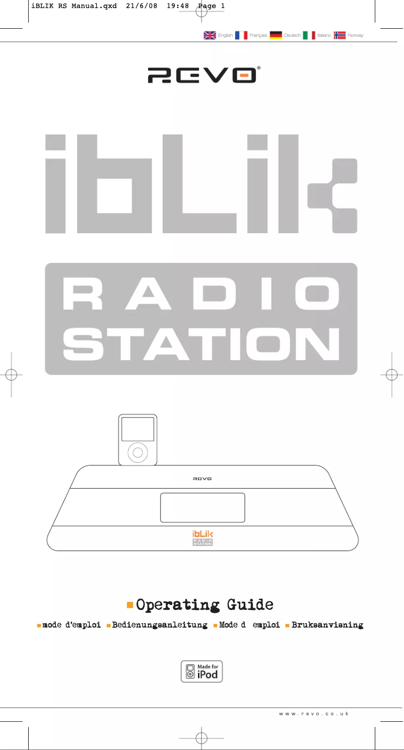 Imagen de la primera página del manual del dispositivo Iblik Wi-Fi