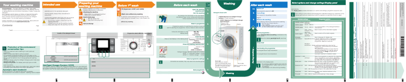 Page n°1 - Manuel utilisateur Bosch WAS28840GB