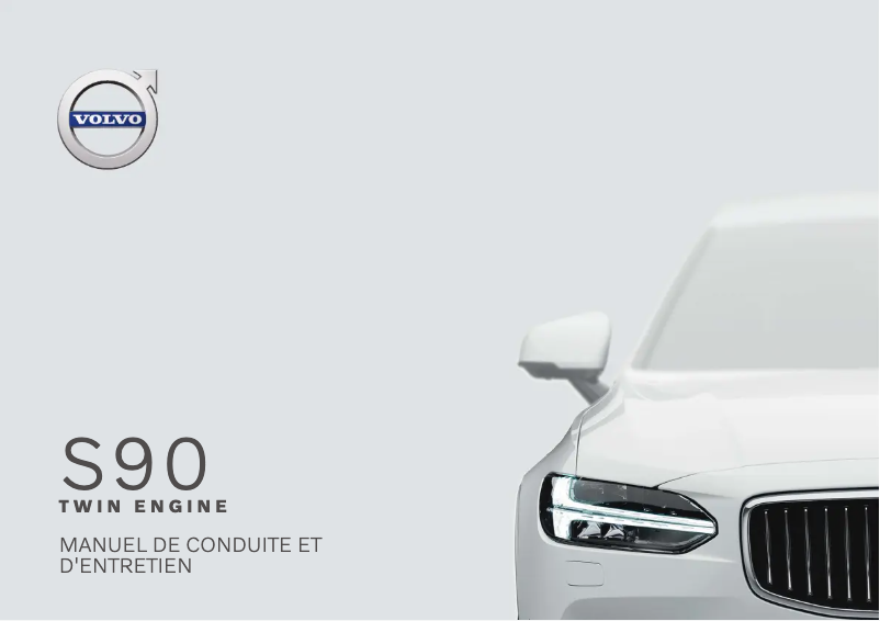 Image de la première page du manuel de l'appareil S90 twin engine (2020)
