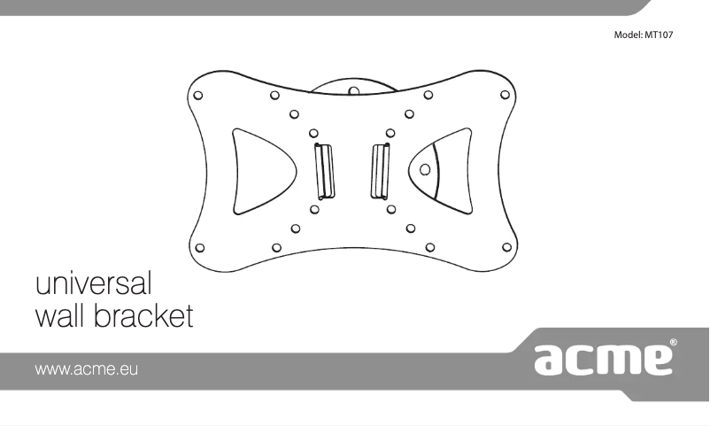 Página 1 del manual Manual de usuario Acme United MT107