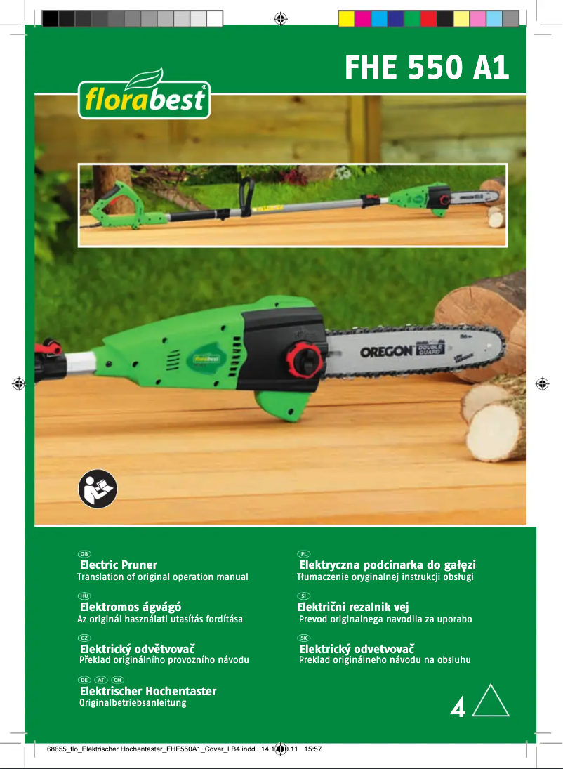 Page 1 de la notice Manuel utilisateur Florabest FHE 550 A1