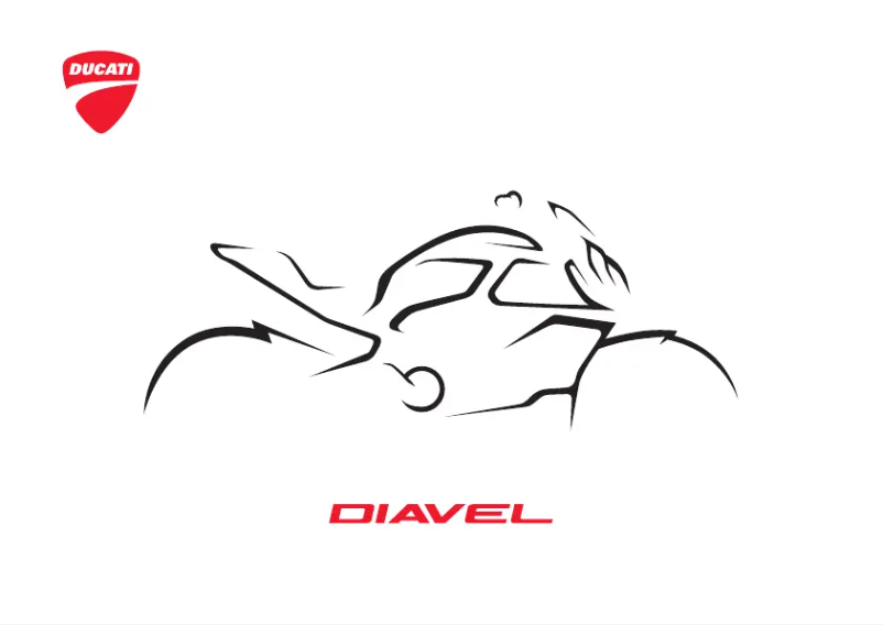 Image de la première page du manuel de l'appareil Diavel V4 (2023)
