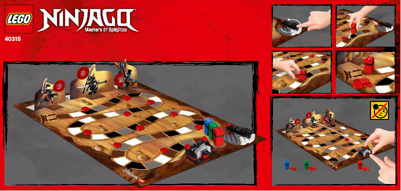 Page 1 de la notice Manuel utilisateur Lego Ninjago 40315