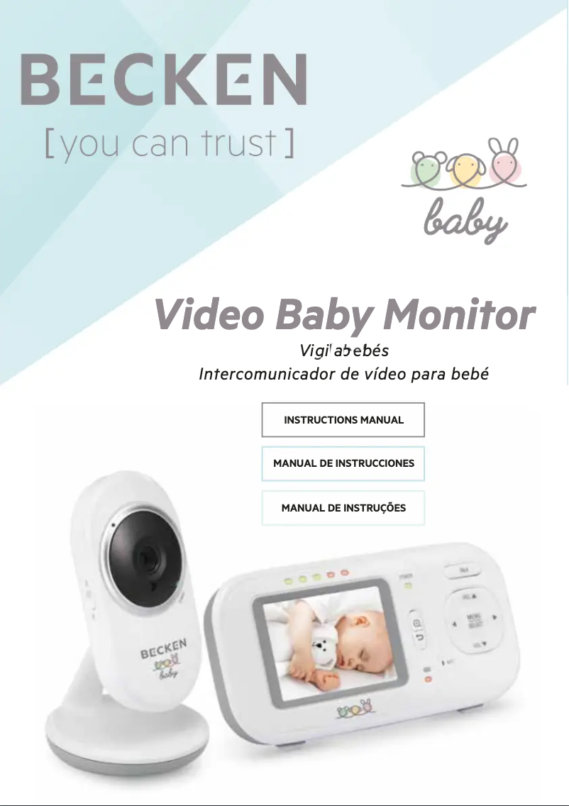 Page 1 de la notice Manuel utilisateur Becken BABY BBM4480