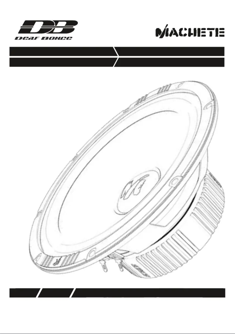 Page n°1 - Manuel utilisateur Deaf Bonce Machete MM-60F