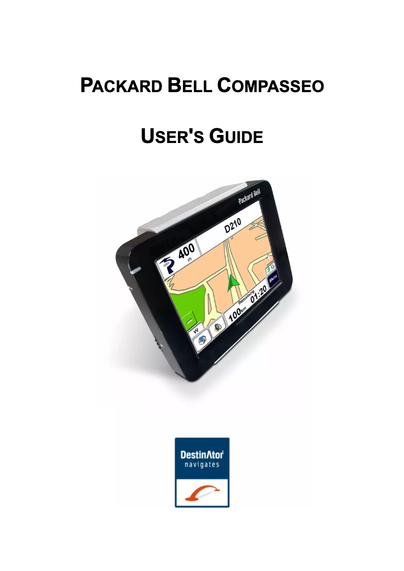 Page 1 de la notice Manuel utilisateur Packard Bell Compasseo 480