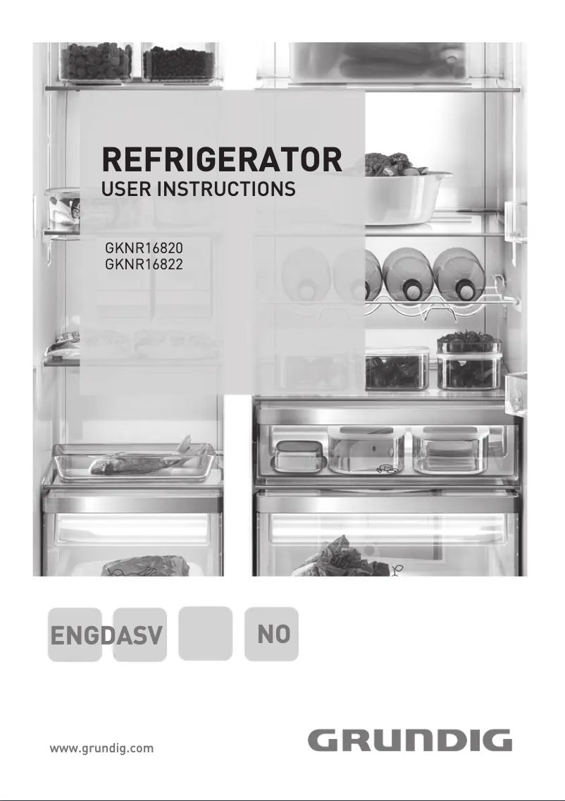 Image de la première page du manuel de l'appareil GKNR 16822