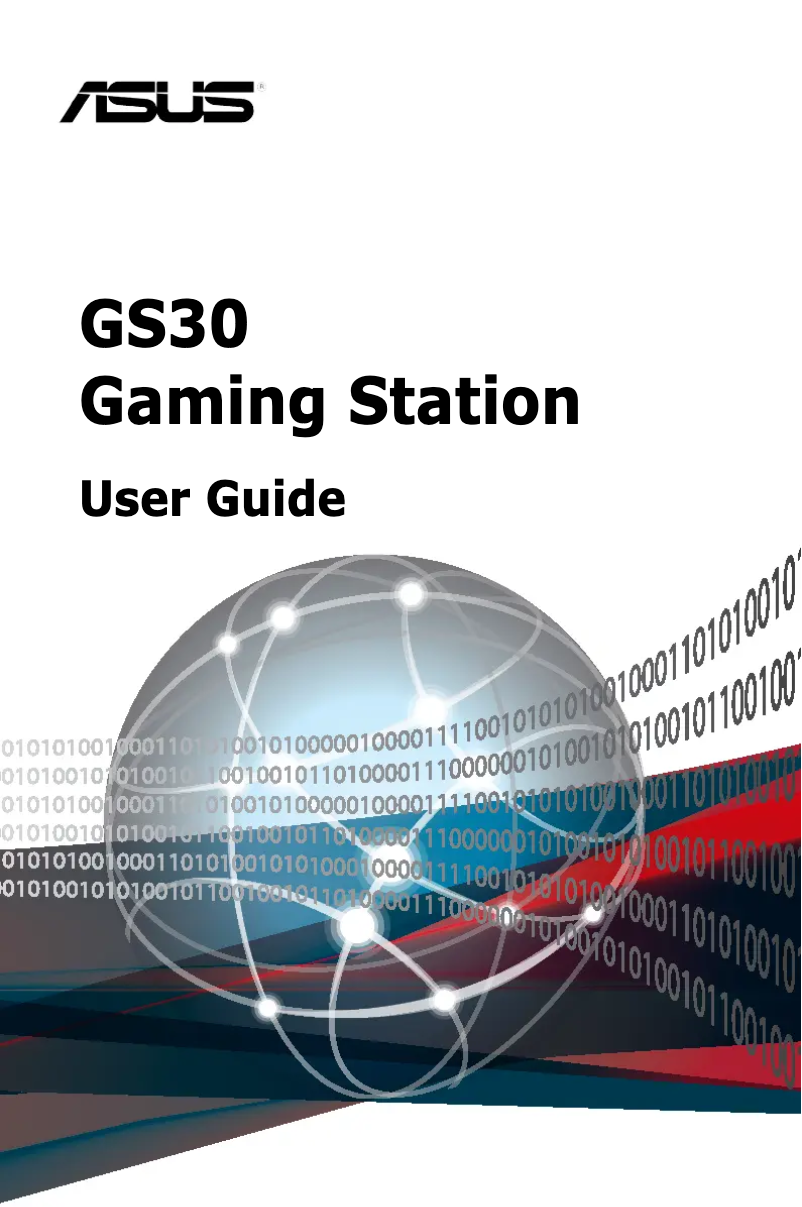 Image de la première page du manuel de l'appareil Gaming Station GS30-8700004C
