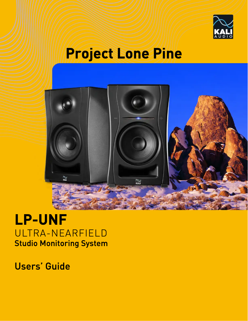 Image de la première page du manuel de l'appareil LP-UNF
