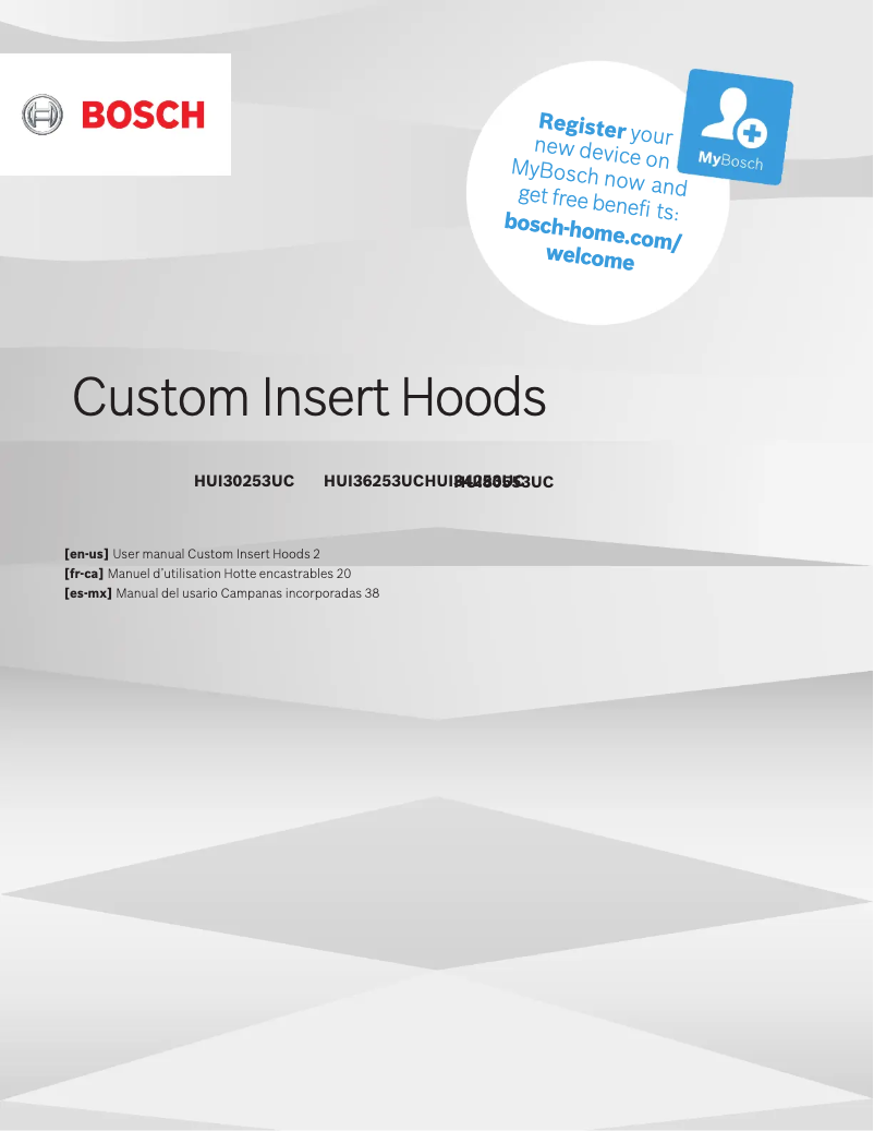 Image de la première page du manuel de l'appareil HUI80553UC