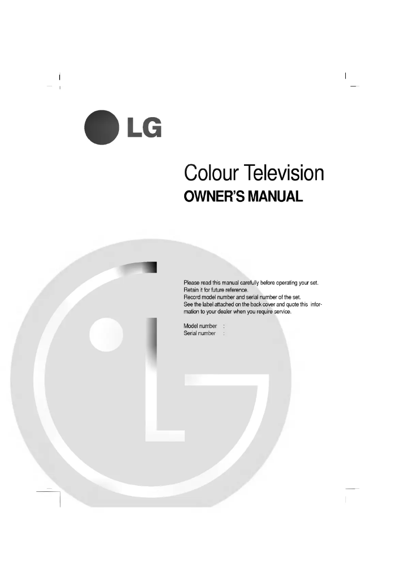 Page 1 de la notice Manuel utilisateur LG 14CA8RB