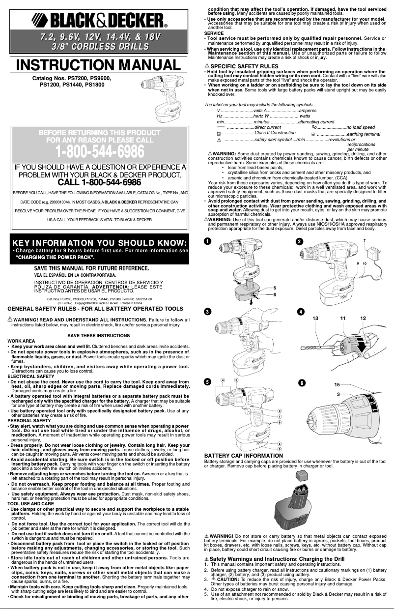 Image de la première page du manuel de l'appareil PS9600