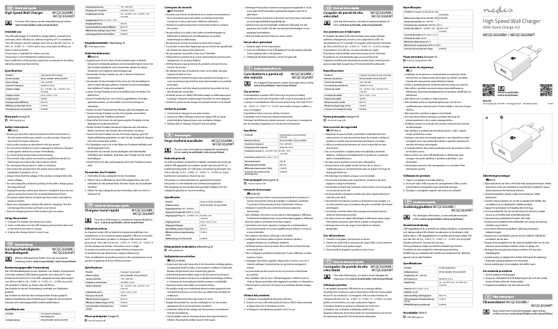 Page n°1 - Manuel utilisateur Nedis WCQC302ABK