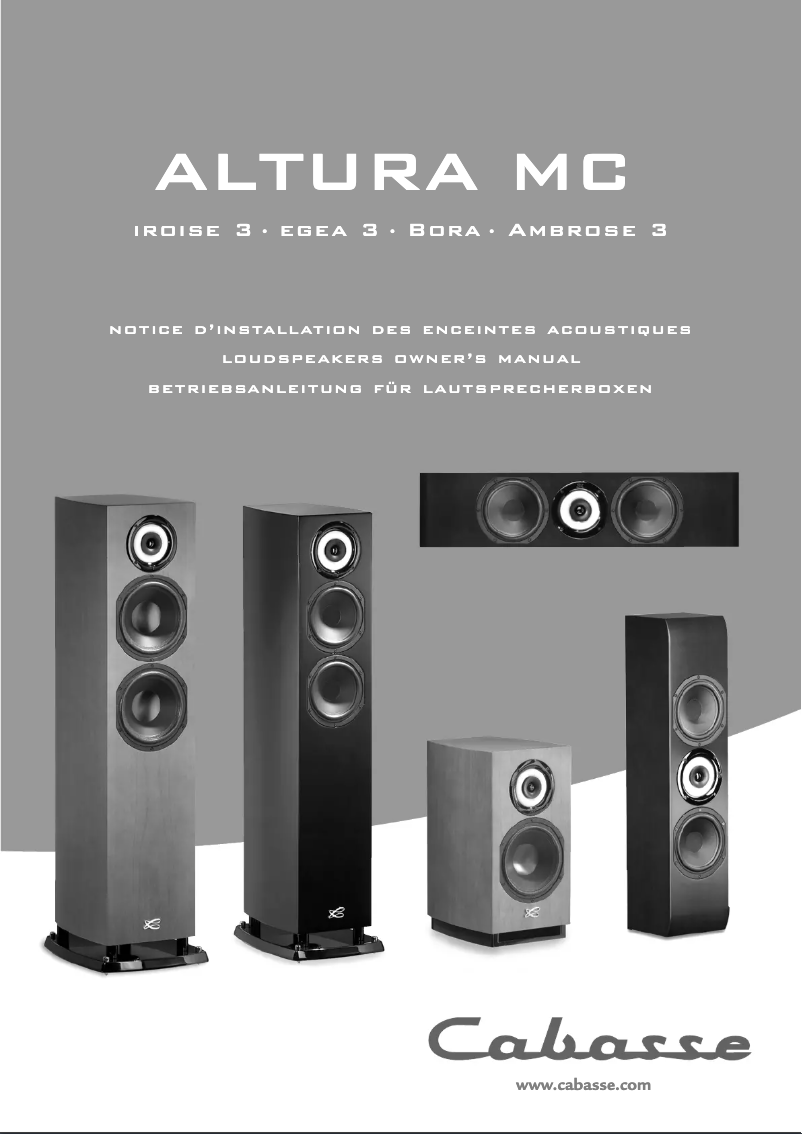 Image de la première page du manuel de l'appareil Bora