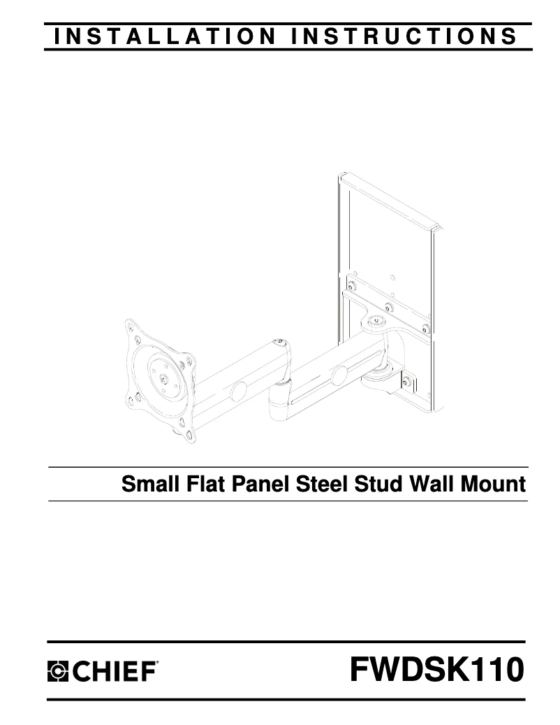 Image de la première page du manuel de l'appareil FWDSK110B