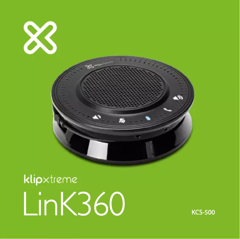 Page n°1 - Manuel utilisateur Klip Xtreme Link 360 KCS-500