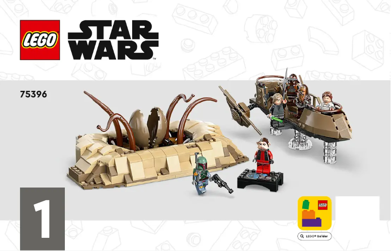 Page 1 de la notice Manuel utilisateur Lego Star Wars 75396