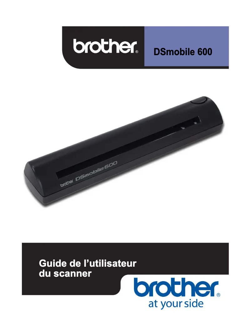 Page 1 de la notice Manuel utilisateur Brother DS-600