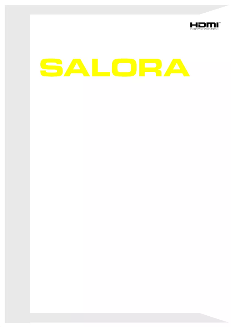 Page 1 de la notice Manuel utilisateur Salora 24 MILKYWAY