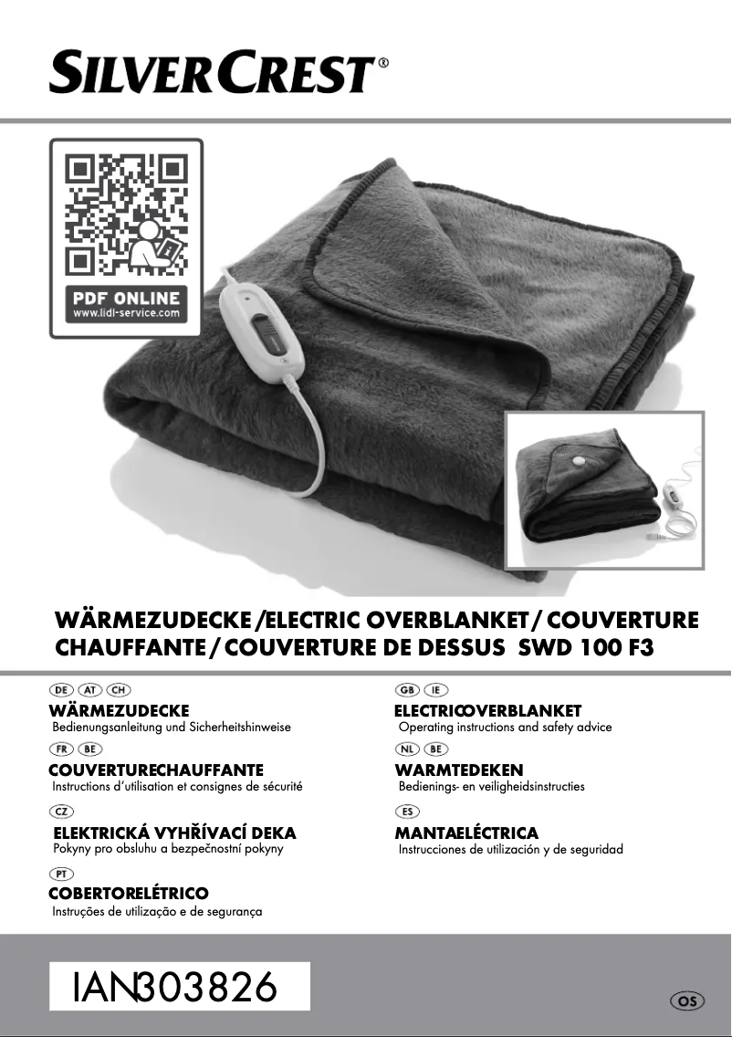 Page 1 de la notice Manuel utilisateur SilverCrest SWD 100 F3