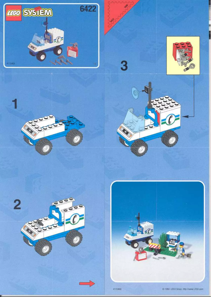 Page n°1 - Manuel utilisateur Lego City 6422