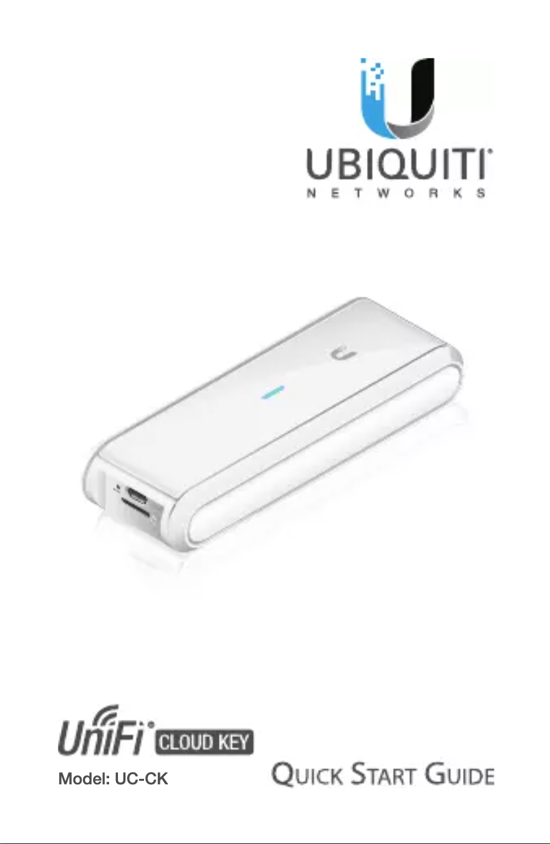 Imagen de la primera página del manual del dispositivo UC-CK