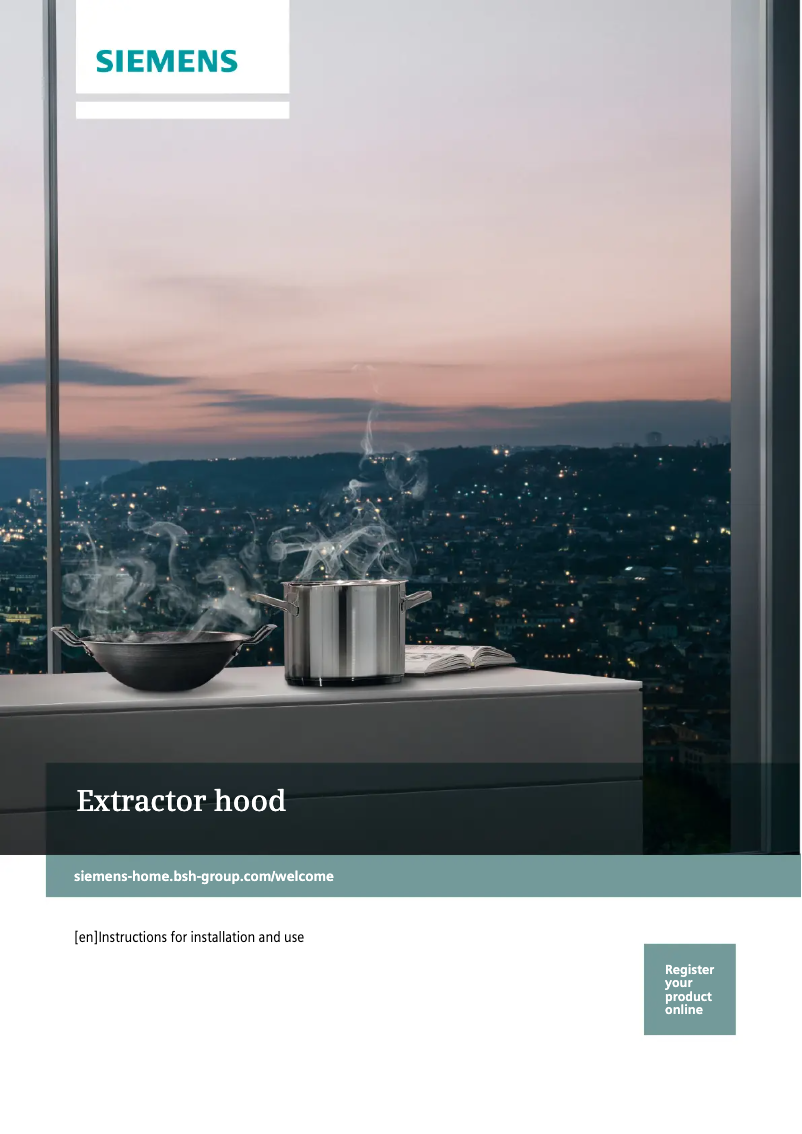 Page 1 de la notice Guide d'installation Siemens LC64PBC50B