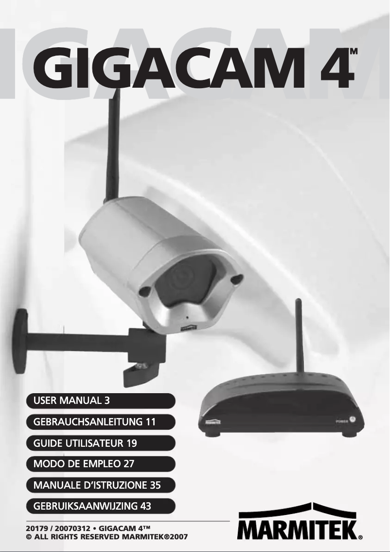 Página 1 del manual Manual de usuario Marmitek GigaCam 4