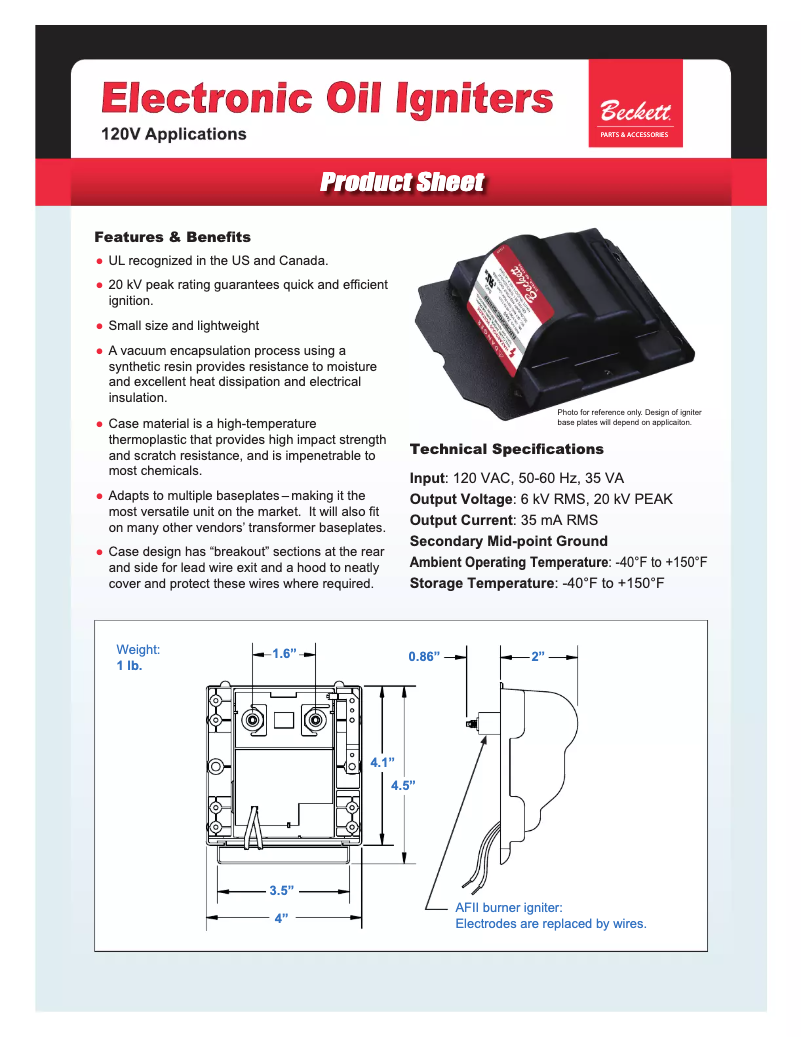 Page 1 de la notice Manuel utilisateur Beckett 51830U