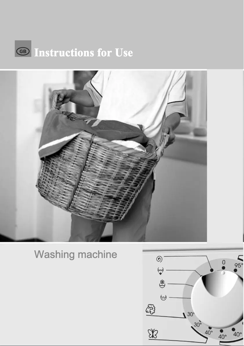 Page n°1 - Manuel utilisateur Gorenje WA61041