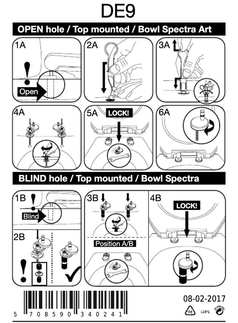 Page 1 de la notice Manuel utilisateur Pressalit Connexion