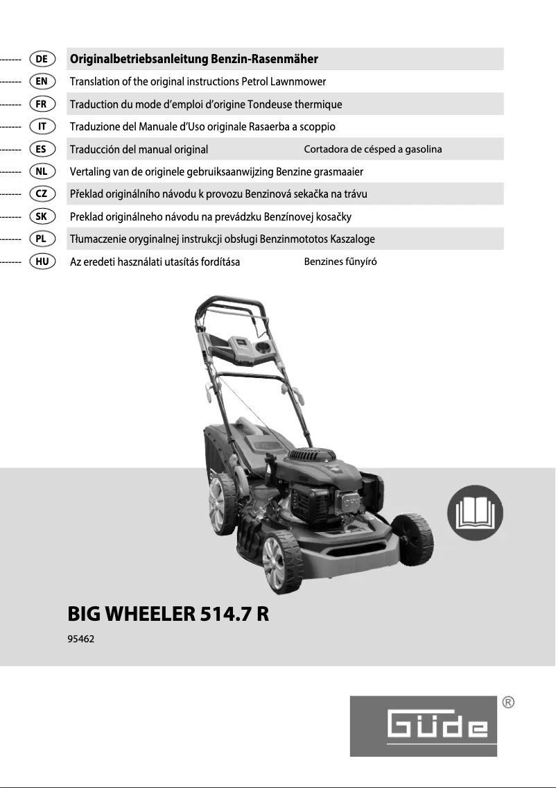 Image de la première page du manuel de l'appareil Big Wheeler 514.7 R