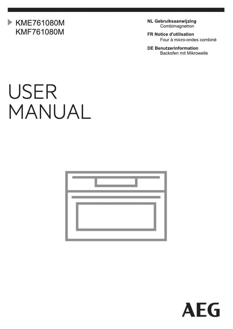 Page 1 de la notice Manuel utilisateur AEG KMF761080M