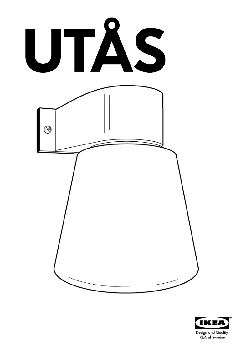 Page 1 de la notice Manuel utilisateur Ikea UTAS (Wall)