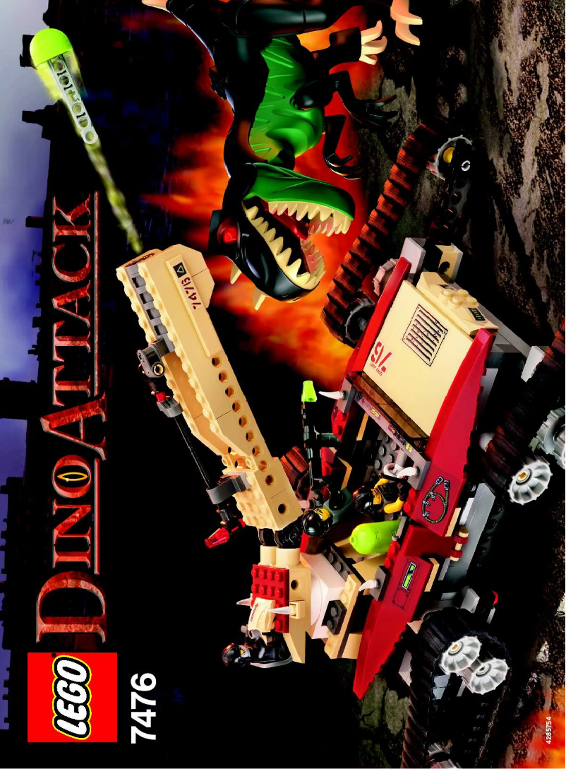 Page 1 de la notice Manuel utilisateur Lego Iron Predator versus T-Rex