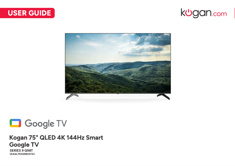 Image de la première page du manuel de l'appareil KAQL75XQ98GSTA