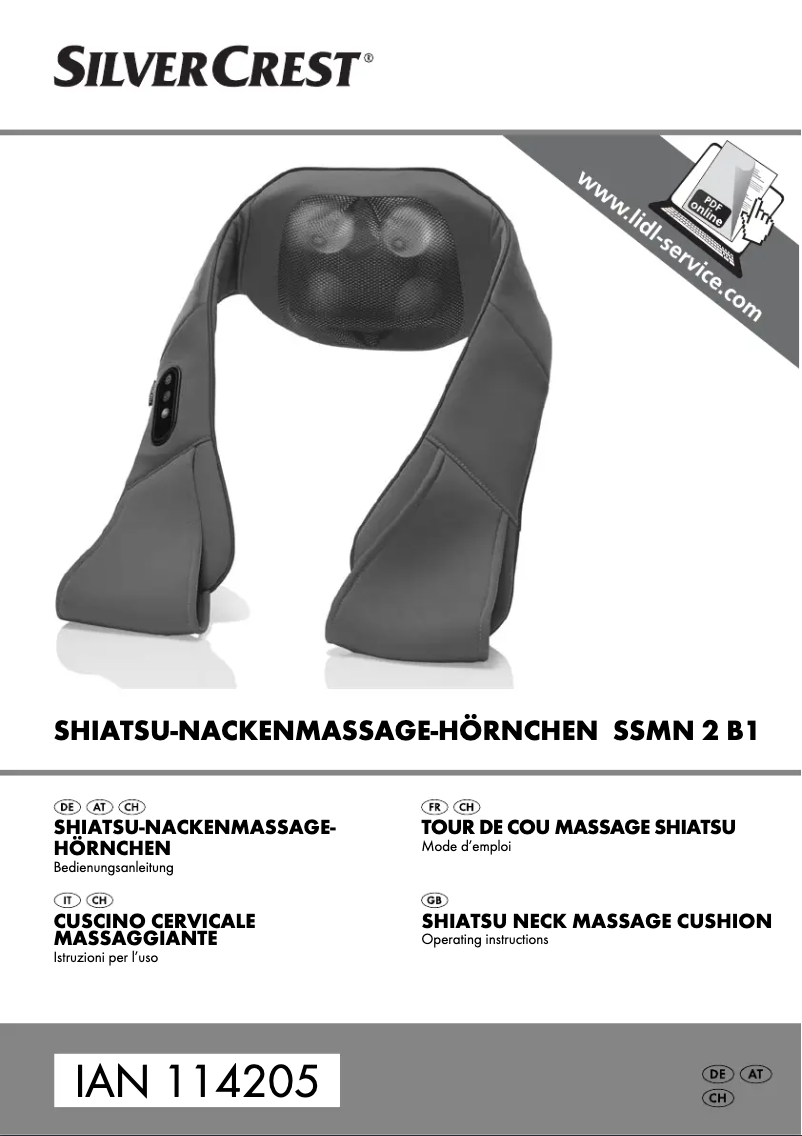 Page n°1 - Manuel utilisateur SilverCrest SSMN 2 B1