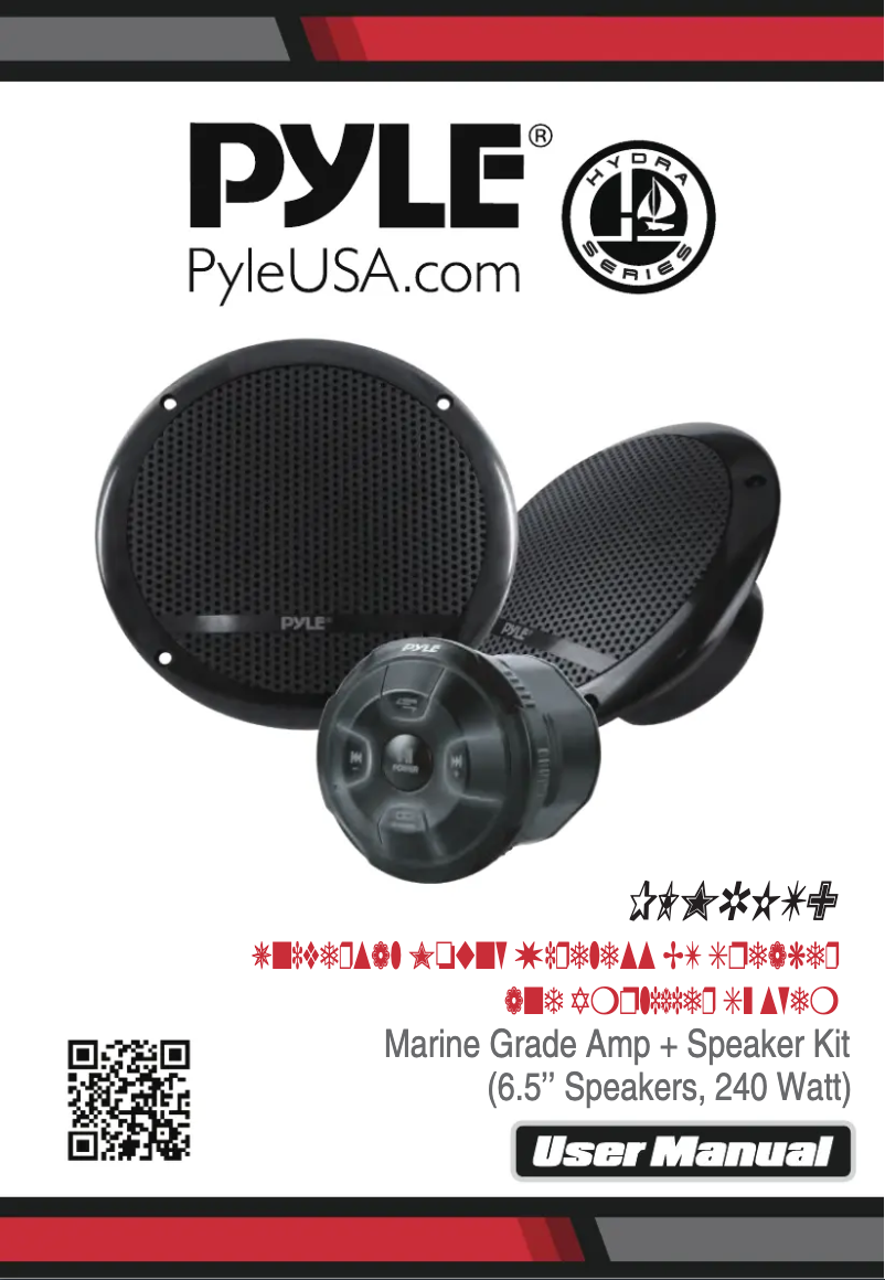 Page 1 de la notice Manuel utilisateur Pyle PLMRKT9