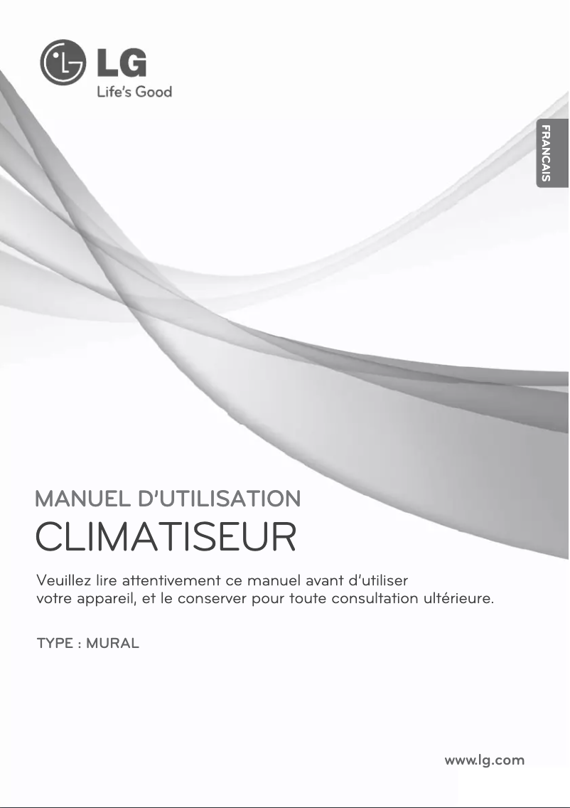 Page 1 de la notice Manuel utilisateur LG A186TH