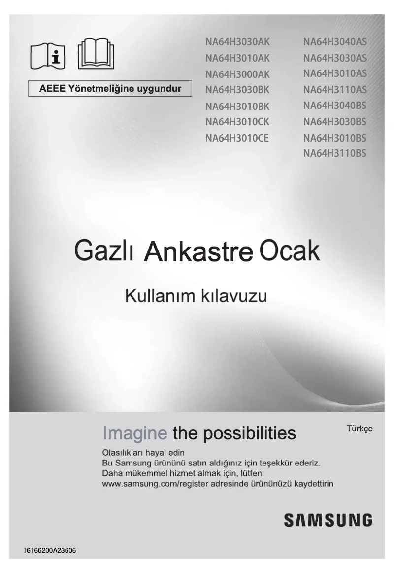 Page n°1 - Manuel utilisateur Samsung NA64H3110BS