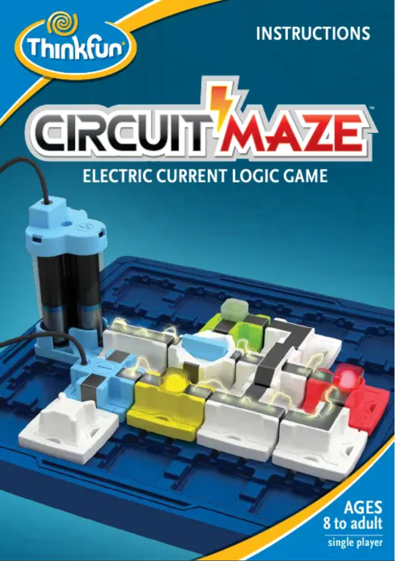 Page 1 de la notice Manuel utilisateur ThinkFun Circuit Maze