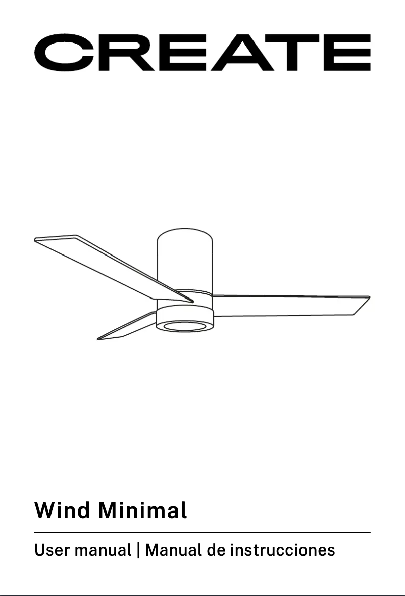 Page 1 de la notice Manuel utilisateur Create WIND MINIMAL