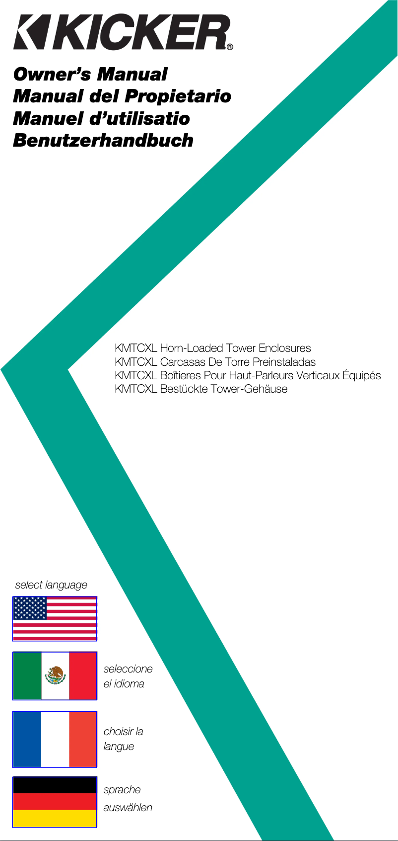 Página 1 del manual Manual de usuario Kicker 51KMTCXL65W